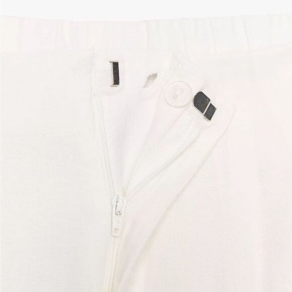 ZARA EMBROIDERED PANTS - Picture 2 of 8